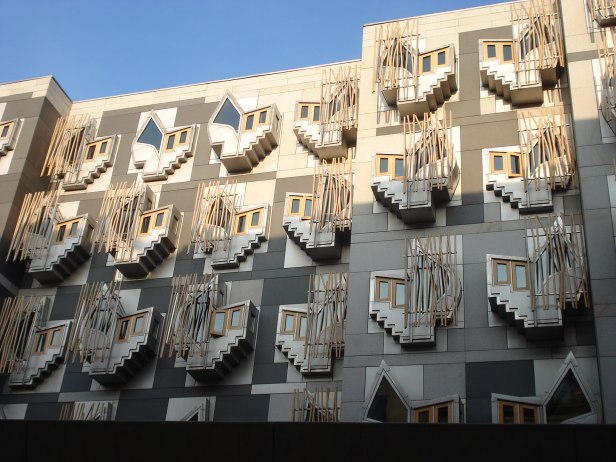 As janelas por fora...