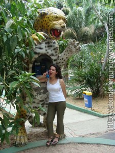 Estava falando ao telefone, quando uma onça me atacou e...