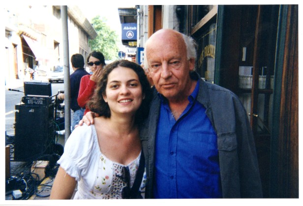 Com Eduardo Galeano, em Montevideu