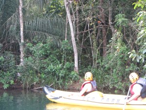 ... e ficamos observando-o por um tempo, de pertinho.