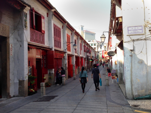 Rua da Felicidade em Macau, onde foi filmado parte do segundo filme do Indiana Jones